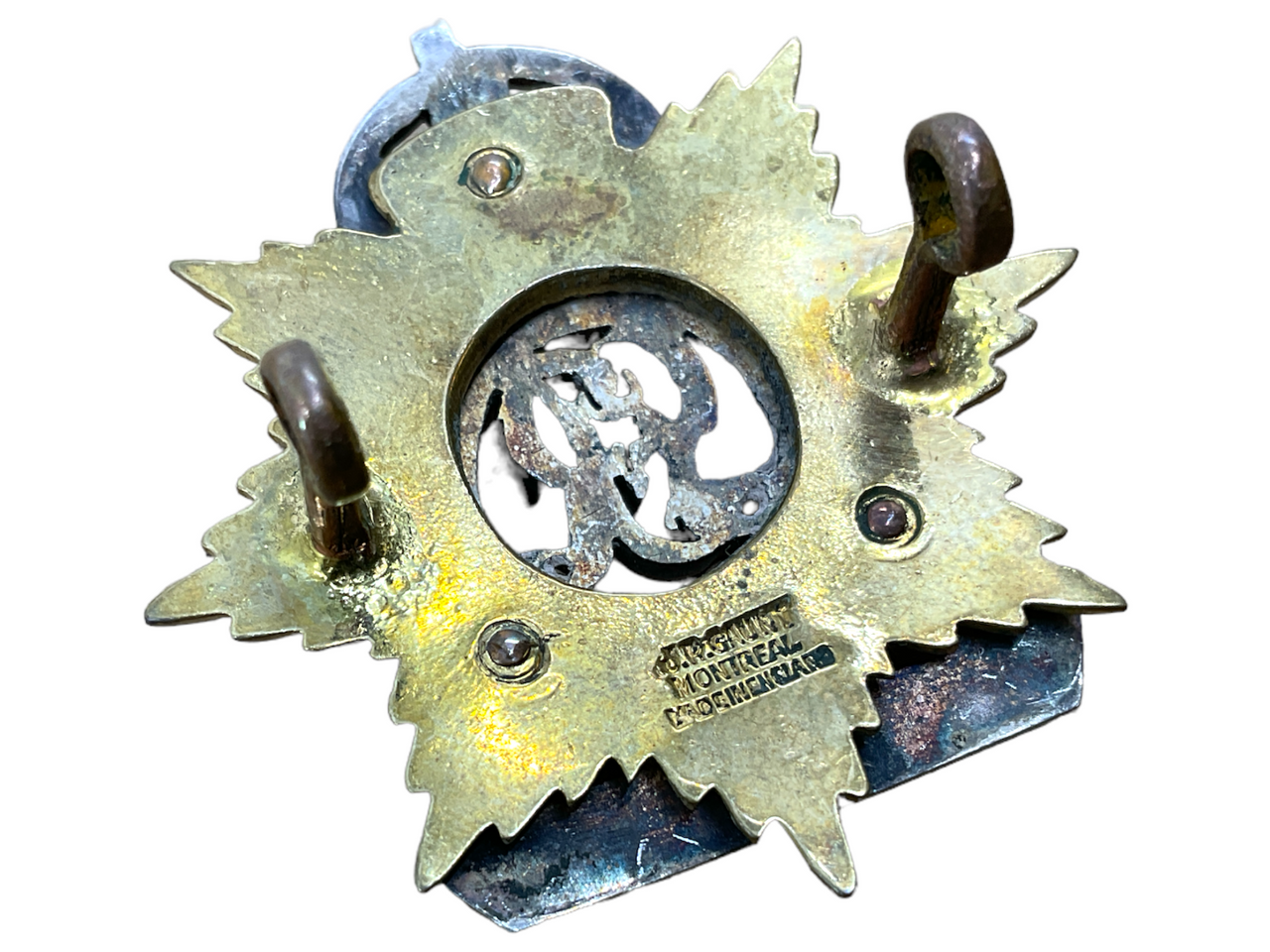 Canadian RCASC Service Corps Officers Cap Badge J.R. Gaunt Canadian RCASC Service Corps Officers Cap Badge J.R. Gaunt