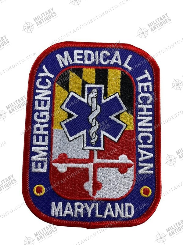 Evidence Tech Patch US Maryland Emergency Medical Technician Patch - Military Antiques Toronto