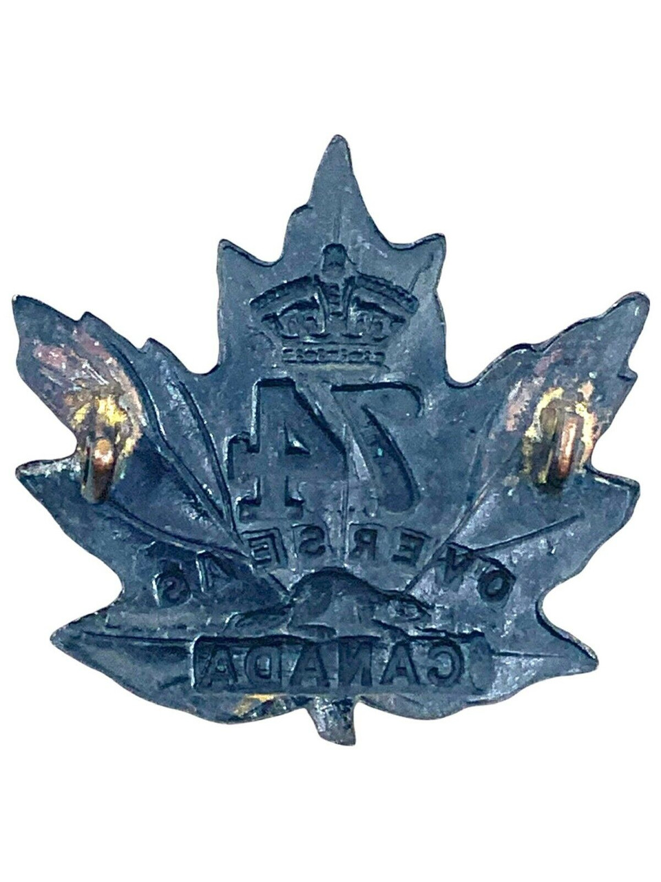 WW1 Canadian CEF 74th Battalion 74A Cap Badge Insignia WW1 Canadian CEF 74th Battalion 74A Cap Badge Insignia