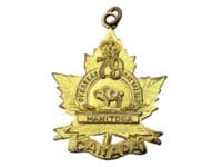 WW1 Canadian CEF 79th Battalion Officers Collar Insignia Single Charm