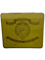 WW2 British Canadian RCN Navy State Express Ration Cigarette Tin 3.5 x 3 Inch 2