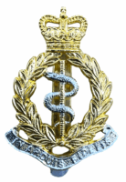 British Medical Corps Staybright Cap Badge
