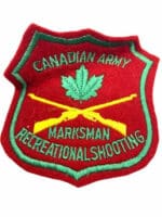 Canadian Army Marksman Recreational Shooting Patch