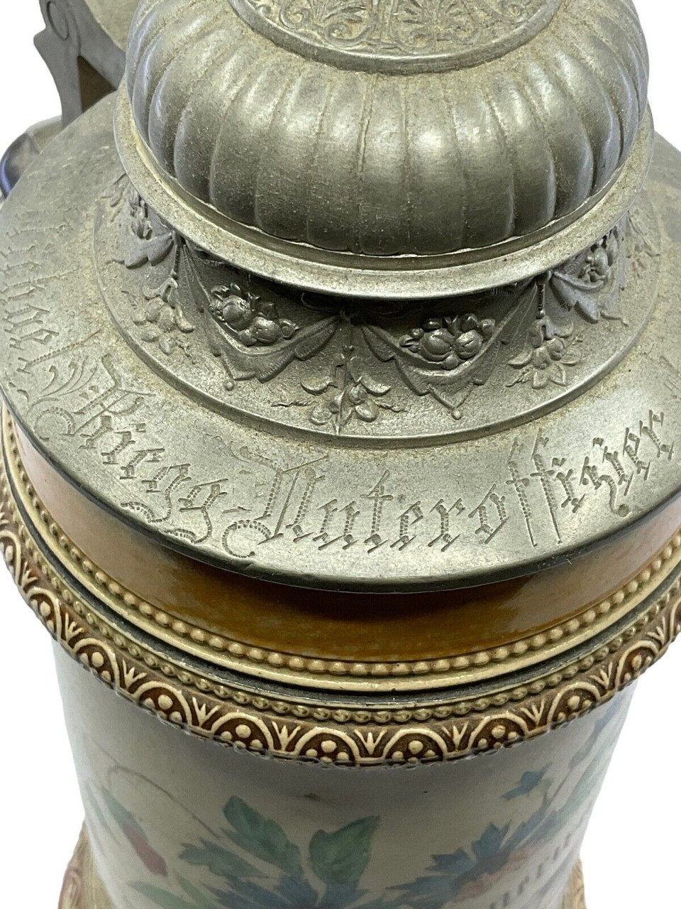 WW1 Imperial German 12th Bavarian Infantry Regiment Beer Stein 1/2 Litre WW1 Imperial German 12th Bavarian Infantry Regiment Beer Stein 1/2 Litre