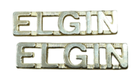 Canadian Elgin Regiment Shoulder Title Insignia Pair