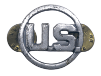 US Army US SSI Collar Insignia Clutch Back Single