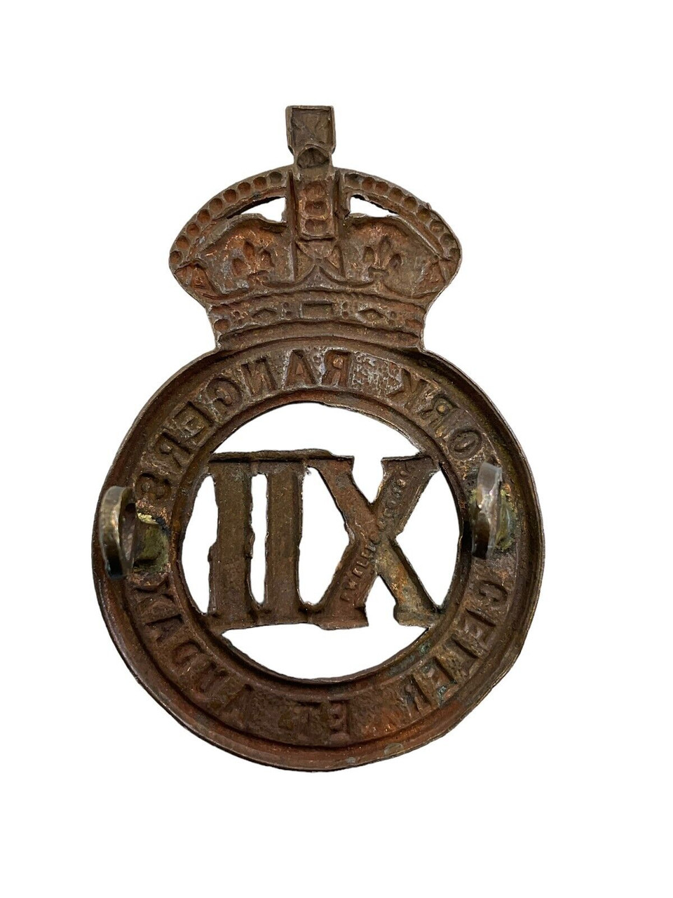 Canadian Militia 12th York Rangers Cap Badge Canadian Militia 12th York Rangers Cap Badge