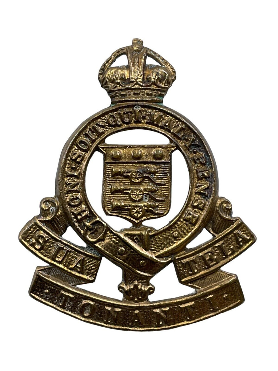 WW2 British Royal Army Ordnance Corps RAOC Cap Badge 2 WW2 British Royal Army Ordnance Corps RAOC Cap Badge 2