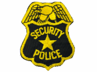 US Yellow Eagle Security Police Patch