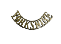 WW2 British Yorkshire Regiment Metal Shoulder Title Single