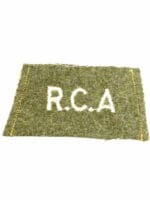 WW2 Canadian Army RCA Artillery Battle Dress Slip On Patch Insignia