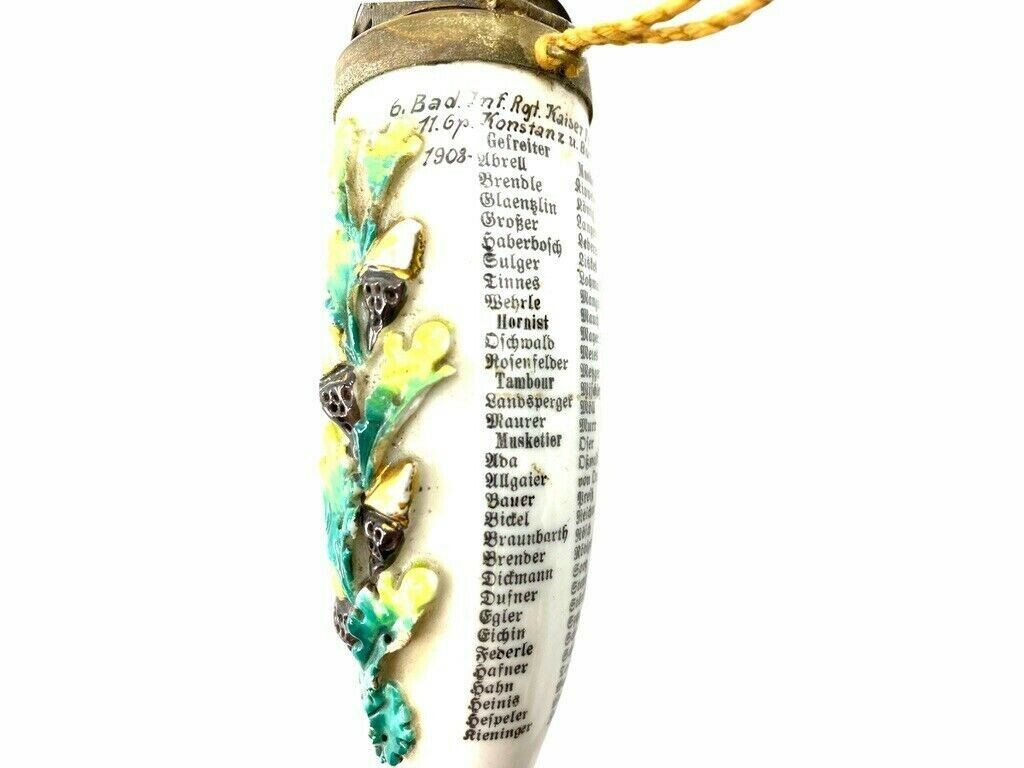 Pre WW1 Imperial German 6th Baden Infantry Regimental Pipe Pre WW1 Imperial German 6th Baden Infantry Regimental Pipe