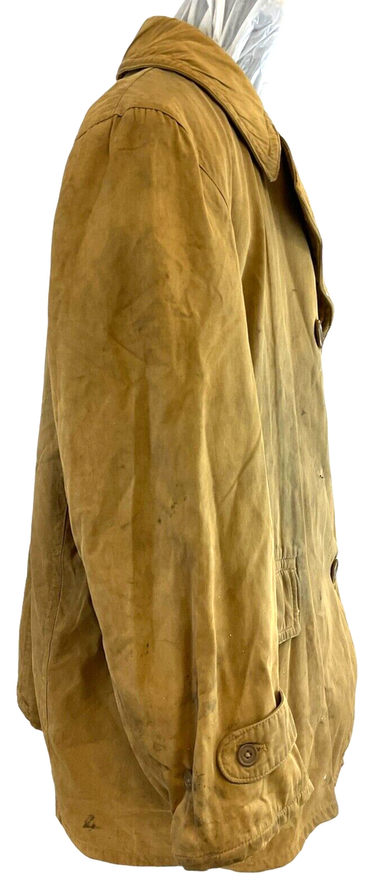 WW2 US Made Jeep Coat Canadian Issue With Name & Service No. Size Large WW2 US Made Jeep Coat Canadian Issue With Name & Service No. Size Large