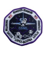 US NASA Space Shuttle Bowersox Rominger Coleman Leslie Thornton Sacco Patch