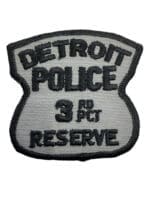 US Detroit Michigan 3rd Precinct Reserve Police Patch