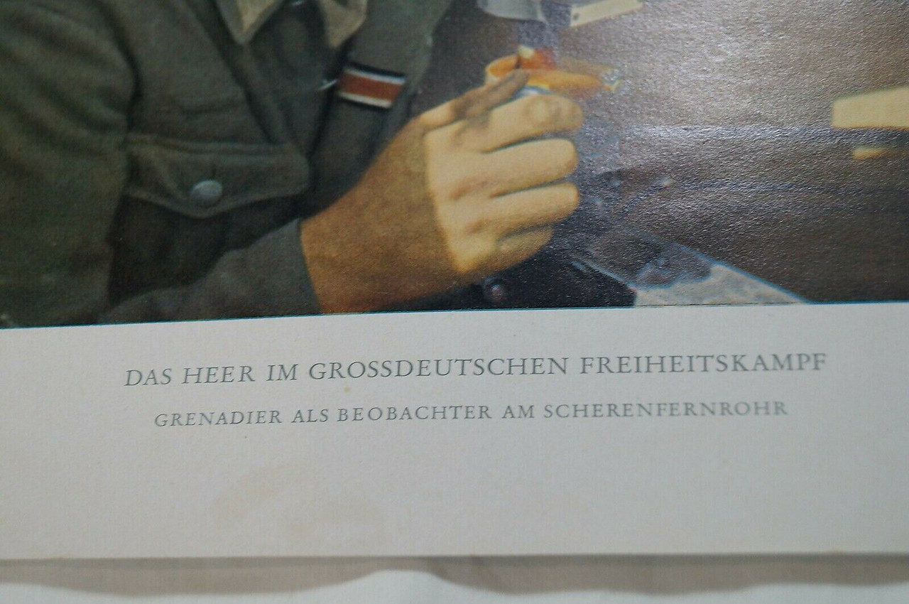 WW2 German Original Colour Press Release PR Print 5 WW2 German Original Colour Press Release PR Print 5