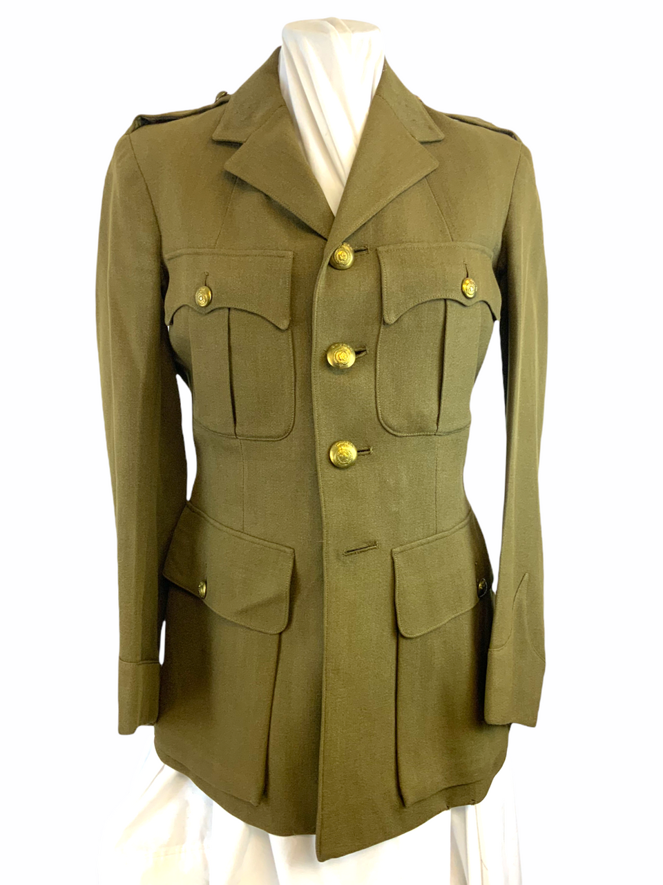 WW2 Canadian Officers Four Pocket Jacket 40 Chest WW2 Canadian Officers Four Pocket Jacket 40 Chest