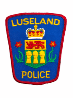 Canadian Luseland Saskatchewan Red Edge Police Patch