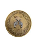 Canadian Province Of Quebec Rifle Association 1947 Pistol Gold Rating Medal Canadian Province Of Quebec Rifle Association 1947 Pistol Gold Rating Medal