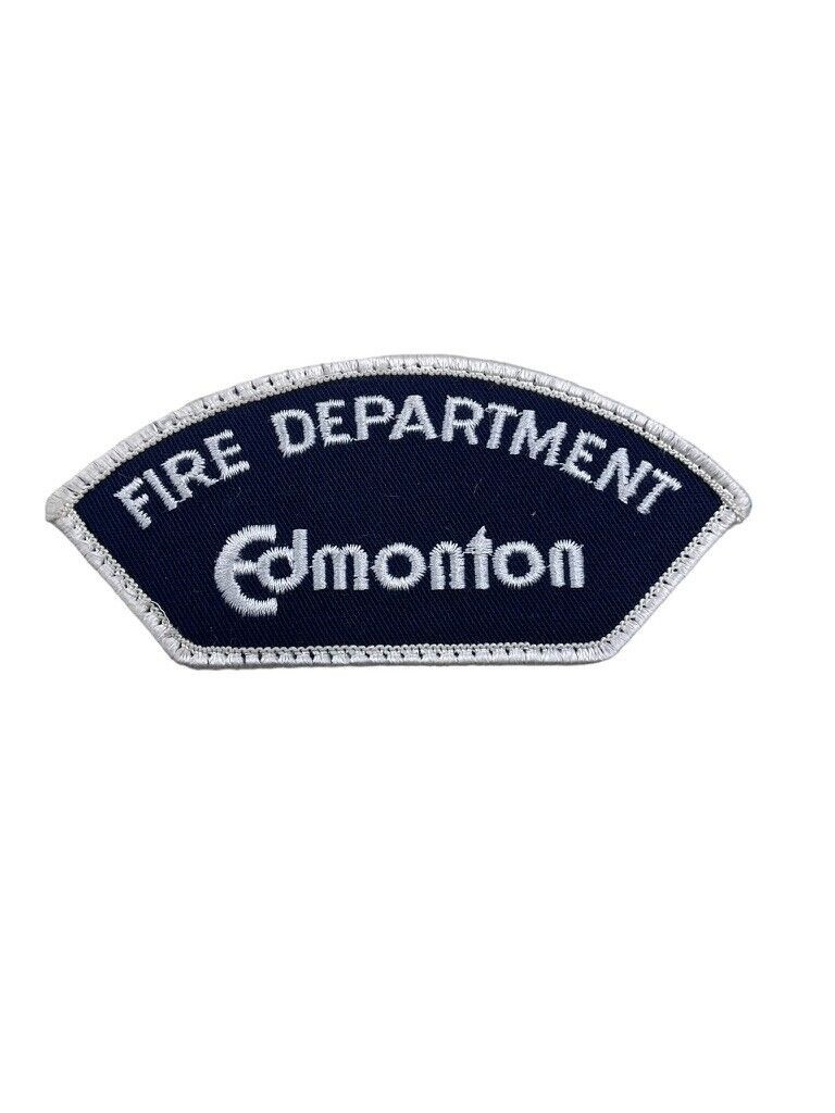 Canadian Edmonton Alberta Fire Service Department White Border Patch Canadian Edmonton Alberta Fire Service Department White Border Patch