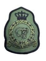 Royal Dutch Air Force Netherlands 931 Squadron Crest OD Green Patch