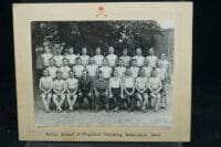 WW2 British Army School Of Physical Training Aldershot Wrestling Group Photo