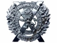 British London Scottish Regiment Cap Badge