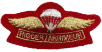 Canadian Forces Airborne Rigger Wings Patch Insignia Mess Dress