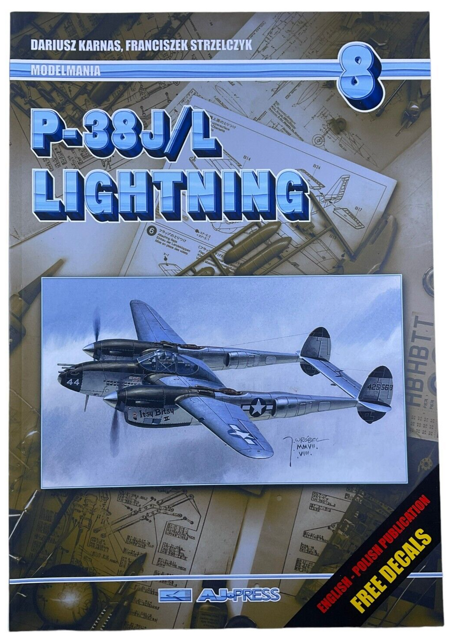 WW2 US USAAF P-38J/L Lightning No 8 Softcover Reference Book WW2 US USAAF P-38J/L Lightning No 8 Softcover Reference Book