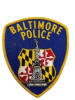 US Baltimore Maryland Police Patch 1