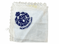 WW2 Canadian RCAF Newfoundland Hankie Doily Hankerchief Home Front
