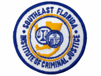 US South East Florida Institute Of Criminal Justice Police Patch