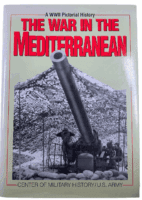 WW2 US The War in the Mediterranean Pictorial History Hardcover Reference Book