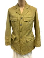 WW2 Canadian RCAF Tropical LAC Tunic 1940 Dated with Service Number WW2 Canadian RCAF Tropical LAC Tunic 1940 Dated with Service Number