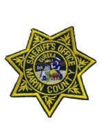 US Marin County California Sheriffs Office Police Patch