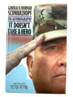 US General Norman Schwarzkopf Autobiography It Doesnt Take A Hero Reference Book US General Norman Schwarzkopf Autobiography It Doesnt Take A Hero Reference Book