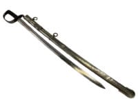 Canadian Militia D Guard Artillery Sword with Scabbard C 31 Marked Mole