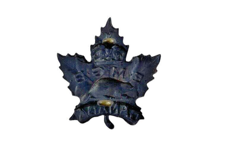 WW1 Canadian CEF Eatons Machine Gun Battery Collar Insignia Single 1 WW1 Canadian CEF Eatons Machine Gun Battery Collar Insignia Single 1
