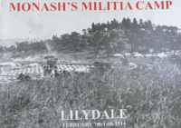 WW1 British BEF Monashs Militia Camp Lilydale Softcover Reference Book