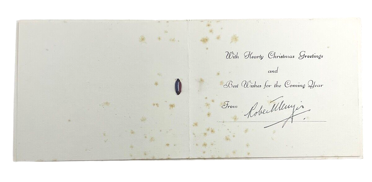 WW2 British Royal Air Force RAF Christmas Card WW2 British Royal Air Force RAF Christmas Card