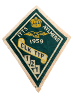 Canadian RCAF Clerk Typist Jacket Patch 1959 Aylmers ITTS 121