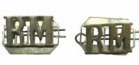 British Royal Marines RM Shoulder Title Insignia British Royal Marines RM Shoulder Title Insignia