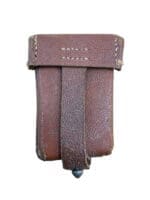 East German Leather Spare Belt Pouch Single