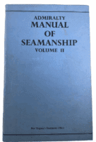 British RN Navy Admiralty Manual of Seamanship Vol 2 Hardcover Reference Book