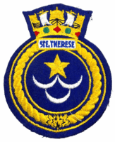 Royal Canadian Navy HMCS Ste. Therese Ships Crest Patch Insignia 5 x 4 Inch Royal Canadian Navy HMCS Ste. Therese Ships Crest Patch Insignia 5 x 4 Inch