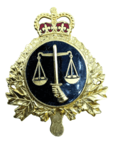 Canadian Forces Legal Branch Enamel Cap Badge Insignia