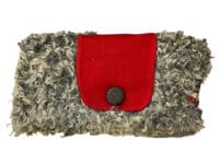 WW2 Canadian Royal Military College RMC Fur Wedge Cap Busby & Bullion Badge