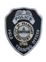 US City of Frankfort Field Training Officer Kentucky Police Patch