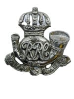 WW2 Canadian Royal Rifles of Canada Collar Badge Single