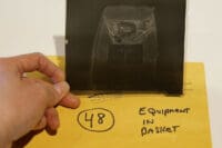 WW2 British Airborne Para Equipment in Basket Original Negative #48